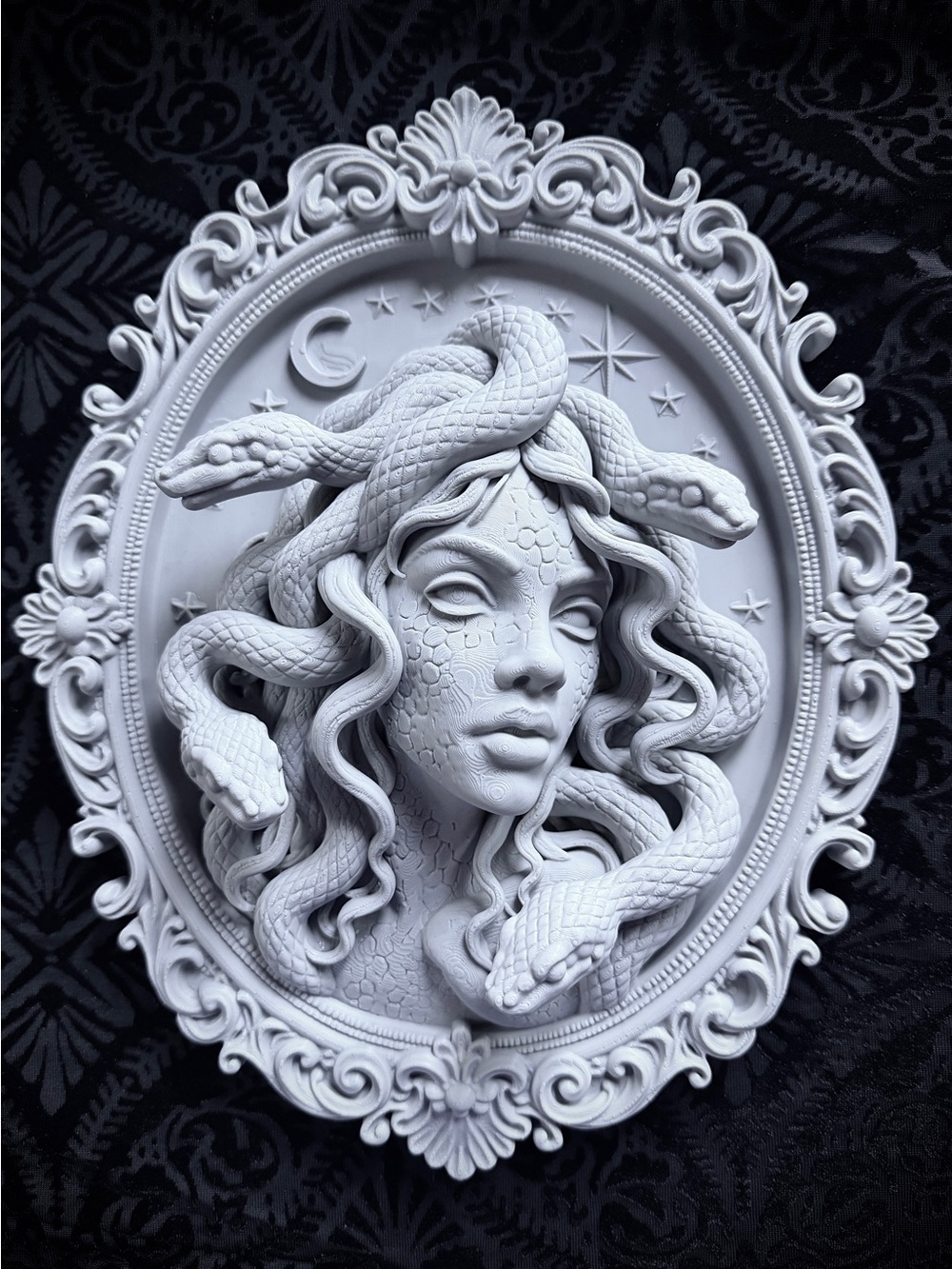 Medusa - Victorian Frame Wall Plaque